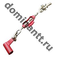 082-4605100 СБ Стяжка задней навески минитрактора МТЗ в сборе с кронштейном и серьгами САЗ