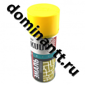 Краска желтая аэрозоль 520мл KUDO KU-1013 Краска желтая аэрозоль 520мл KUDO KU-1013