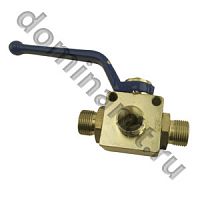 ПКУ-0,8.02.010  Кран гидравлический 3-х ходовой