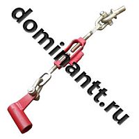 082-4605100 СБ Стяжка задней навески минитрактора МТЗ в сборе с кронштейном и серьгами САЗ