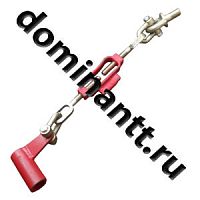 082-4605100 СБ Стяжка задней навески минитрактора МТЗ в сборе с кронштейном и серьгами САЗ