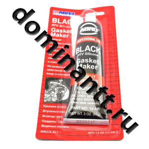 Герметик черный силиконовый 85г ABRO Герметик черный силиконовый 85г ABRO