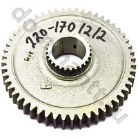 220-1701212 Шестерня КПП 2-й промежуточный вал z=27 z=53 МЗШ