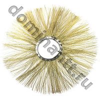 Диск щеточный 120х550 ворс золотистый металл