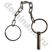 А61.05.005 Чека с кольцом и цепочкой центральной тяги задней навески (А)