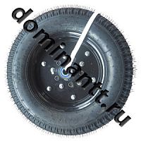 БЗ-13.03.300 Колесо 5.00-10 в сборе на щетку Больашя Земля  БЗ-13.03.300 Колесо 5.00-10 в сборе на щетку Больашя Земля