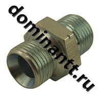 Штуцер соединительный BSP(Ш)3/8"-BSP(Ш)3/8" ZHHMC
