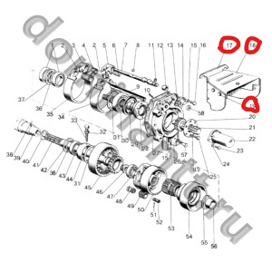 80-4202090 Кожух защитный заднего ВОМ в сборе РУП МТЗ фото 2 80-4202090 Кожух защитный заднего ВОМ в сборе РУП МТЗ фото 2