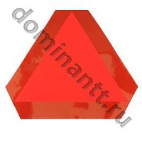 Наклейка-знак "Тихоходное транспортное средство" 41х35см светоотражающая пленка ГОСТ AUTOSTICKERS