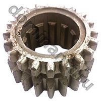70-1701196 Шестерня КПП 1-й ступени редуктора ведущая Z=20/20 (внутренний шлиц-короткий Z=12) РУП МЗШ