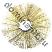 Диск щеточный 120х550 ворс золотистый металл