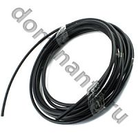 Трубка тормозная ПВХ d=10х1.5мм черная 1 метр