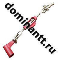 082-4605100 СБ Стяжка задней навески минитрактора МТЗ в сборе с кронштейном и серьгами САЗ