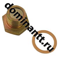 50-1404075 Пробка металлического маслянного картера Д-243 с медным кольцом магнитная