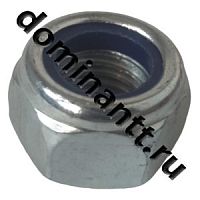 Гайка М16х2х16 с нейлоном шестигранная оцинкованная