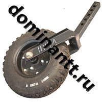 Стойка опорная с колесом 5х10