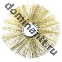 Диск щеточный 120х550 ворс золотистый металл