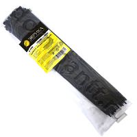 Хомут-стяжка 400х5.0 пластик черный (100шт.) ЭВРИКА