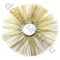 Диск щеточный 120х550 ворс золотистый металл